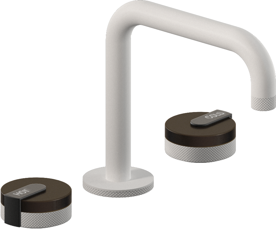 E-11511-R1OB-L1BK-WT Смеситель для умывальника на 3 отвертия GRAFF MOD+