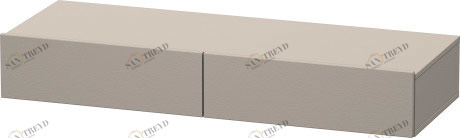 DS827101414 Полочка с ящиком DuraStyle #DS8271 1200 x 440 мм Терра, декор Duravit