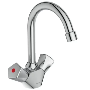 Смеситель для раковины Vidima Element двухвентильный цвет хром