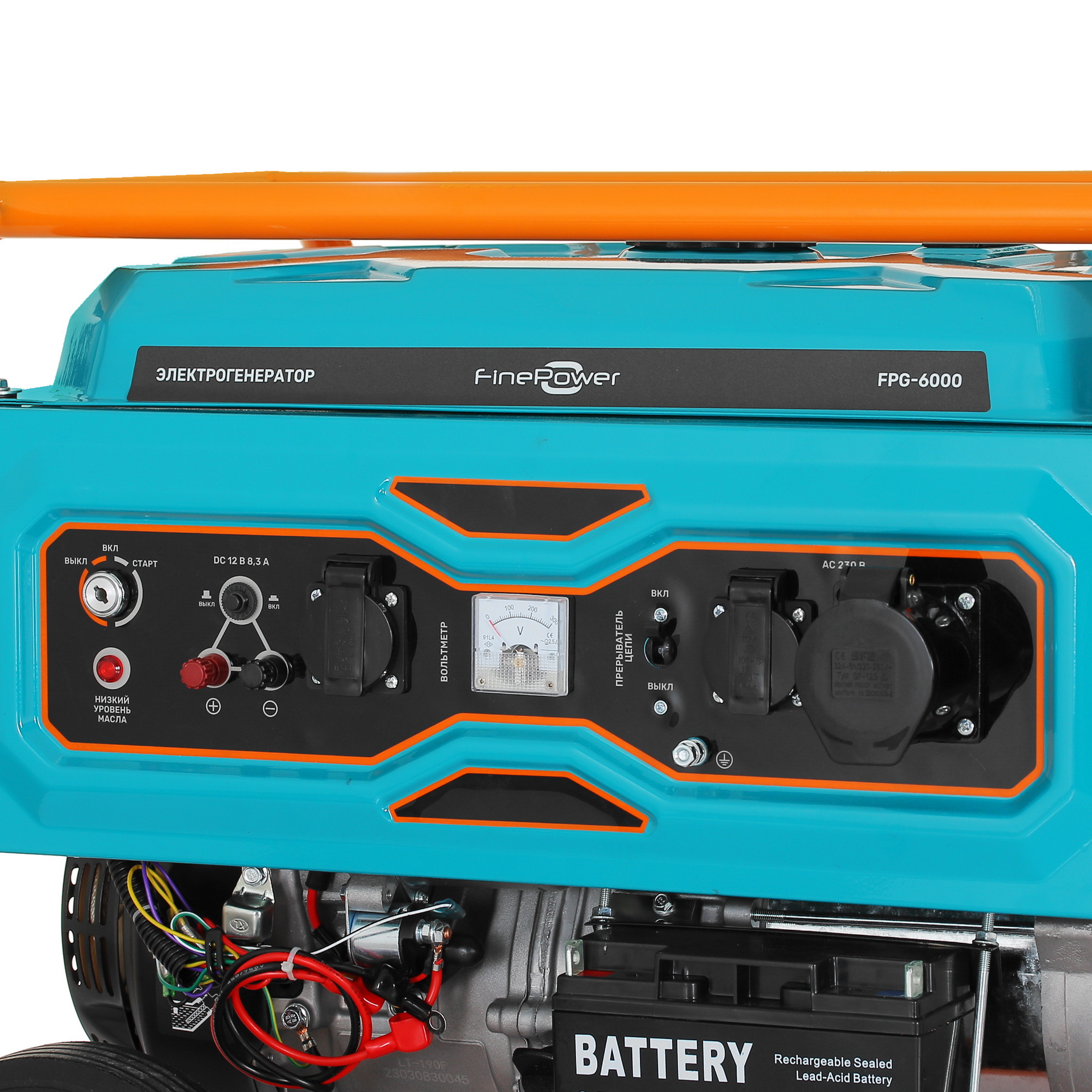 Электрогенератор   бензиновый FinePower FPG-6000 5077563 STDN-0151856 - Вид №5