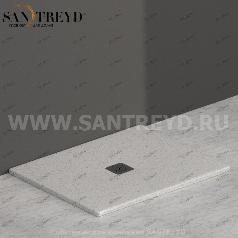 DT100GG Душевой поддон 100x80 керамический Globo Ceramica Globo DOCCIATRE