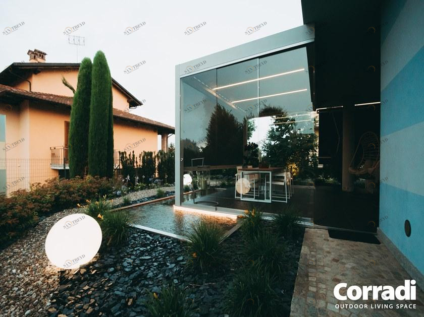 Corradi Раздвижная стеклянная дверь Chiusure e complementi sun-id-1355454