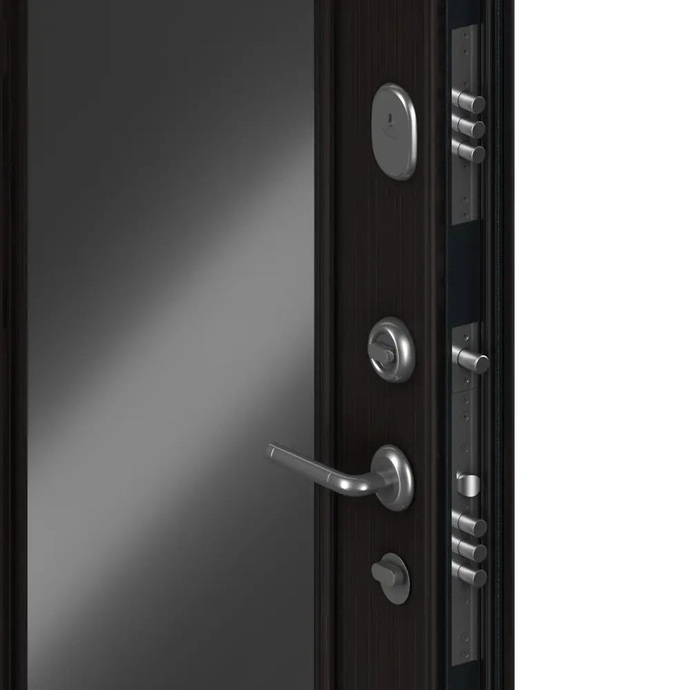 Дверь входная металлическая Премиум New 98x205 см левая венге с зеркалом DOORHAN STLM-2187440 - Вид №4