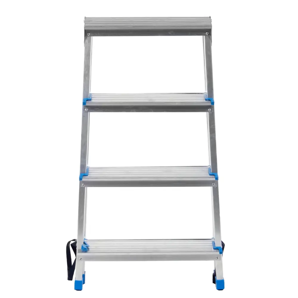 LADDERBEL Двухсторонняя алюминиевая стремянка на 4 ступени 17279319 STLM-0007818 - Вид №1