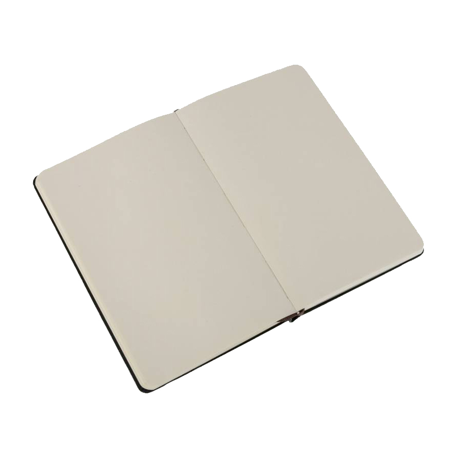 Блокнот Moleskine CLASSIC POCKET 90x140мм 192стр. нелинованный твердая обложка фиксирующая резинка ч 385066 - Вид №1