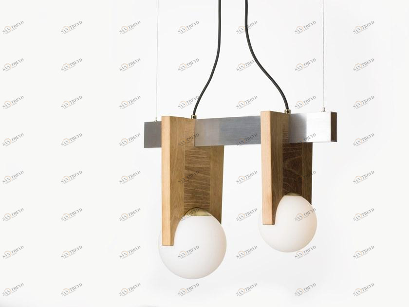 Pascal & Philippe Подвесной светильник из дерева и алюминия Juliette sun-id-1457394
