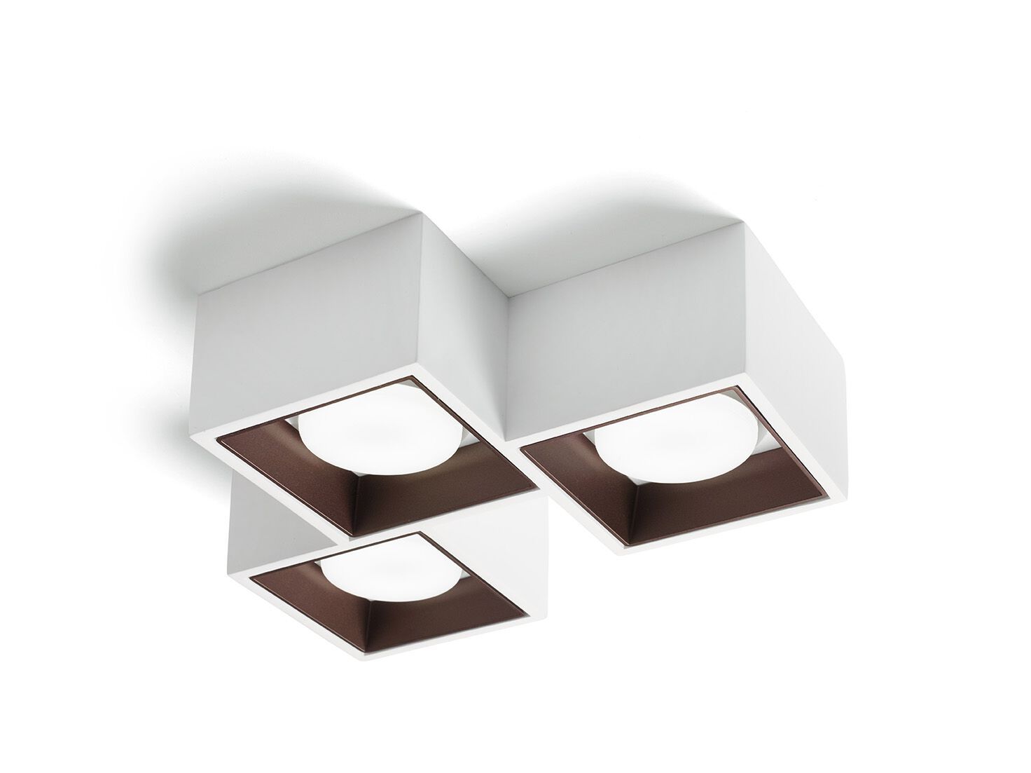 Гипсовый потолочный светильник Tecnico NASSO 3 QUADRATA ARCH-00101200 - Вид №3