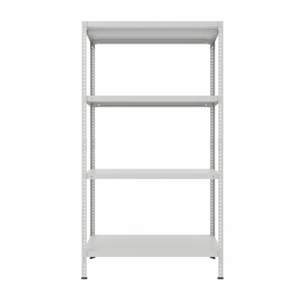 Стеллаж металлический 4 полки 180x80x50 см цвет серый нагрузка 100 кг на полку 89348800 STLM-2097594 Everest  - Вид №1