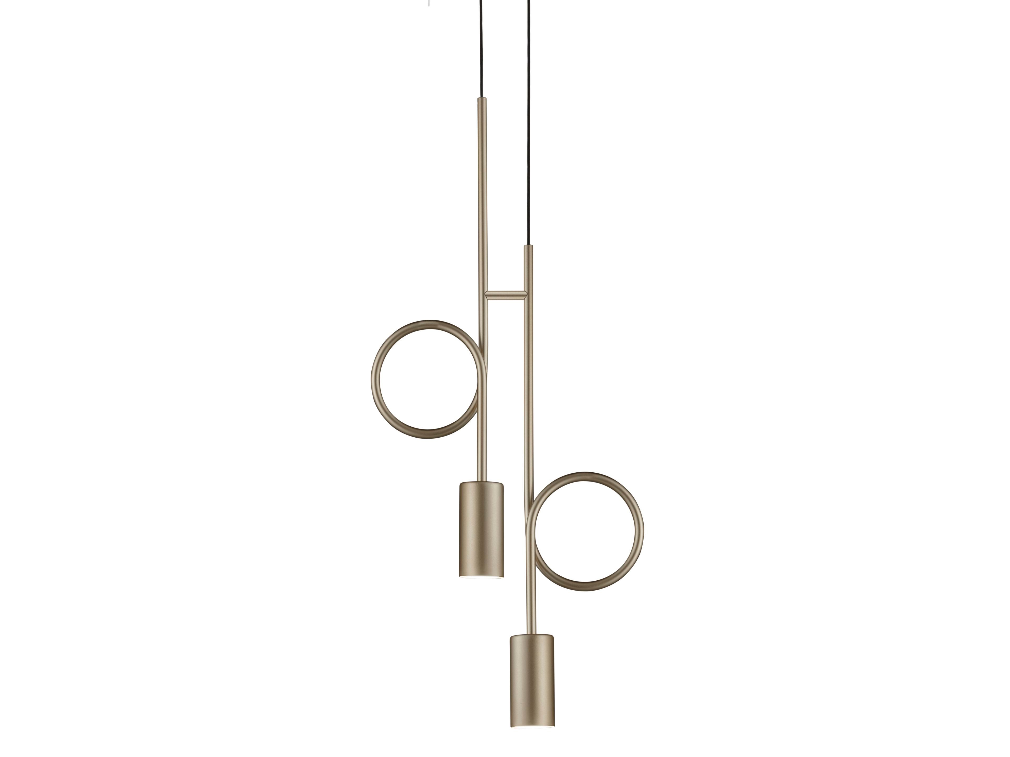 Стальной светодиодный подвесной светильник Euroluce Lampadari Dopamine ARCH-00095146