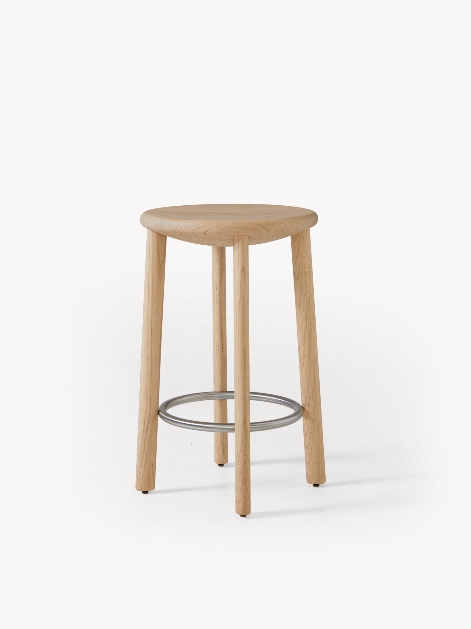 Стул грецкого ореха с подставкой для ног BassamFellows BOWL ARCH-00090459 - Вид №4