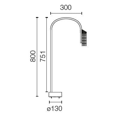 Светодиодный светильник из нержавеющей стали Flos Outdoor Collection-Bollard ARCH-00146674 - Вид №4