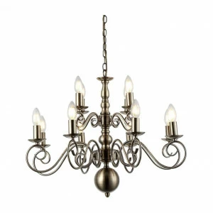 Подвесная люстра Arte Lamp A1129LM-12AB ARTE LAMP ДИЗАЙНЕРСКИЕ 187630 Бронза