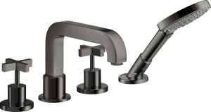 39445330 Смеситель на край ванны на 4 отверстия с поперечными ручками AXOR CITTERIO