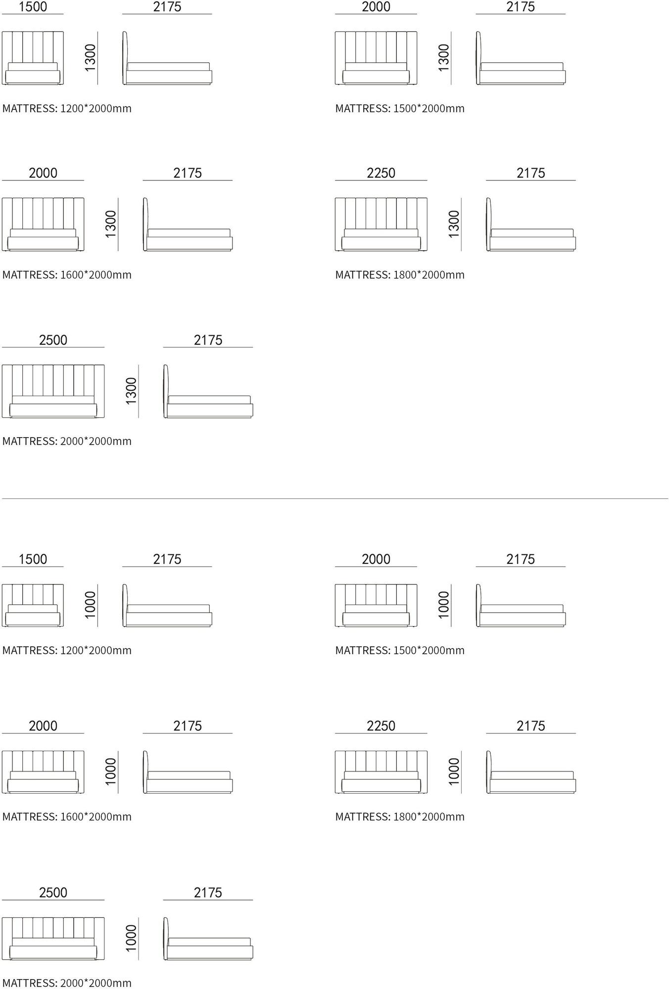 HC28 Cosmo Кровать-контейнер с мягкой подкладкой Citti 61f001 / 61f007 - Вид №2