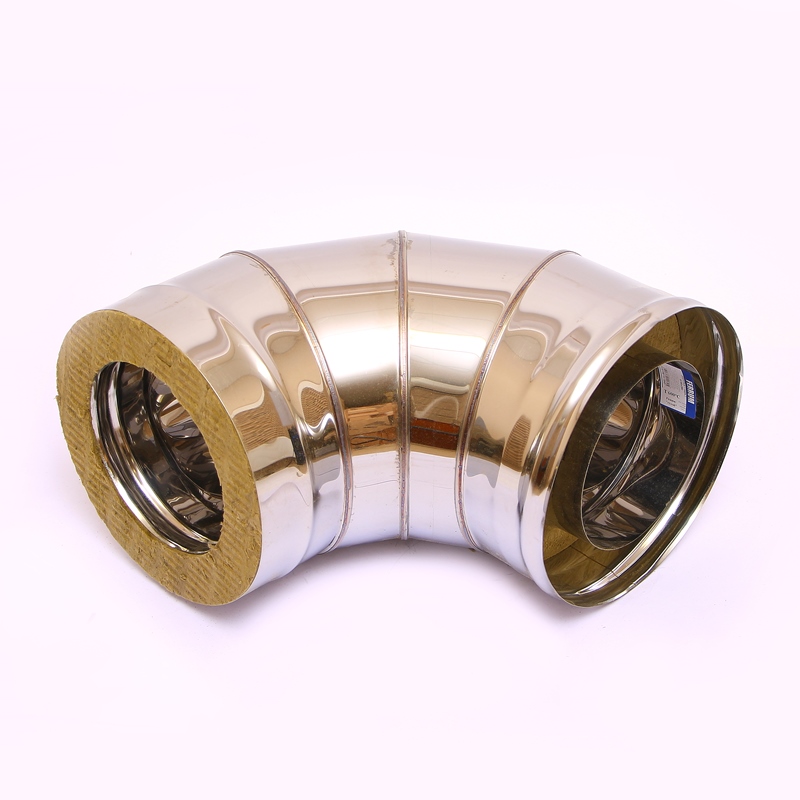 Сэндвич-колено 90" Ferrum Ф180х280 оцинкованная сталь (430/0,5мм) FD08180N4FC