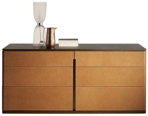 Poltrona Frau Комод из кожи La notte - letti sun-id-1344968 - Вид №1