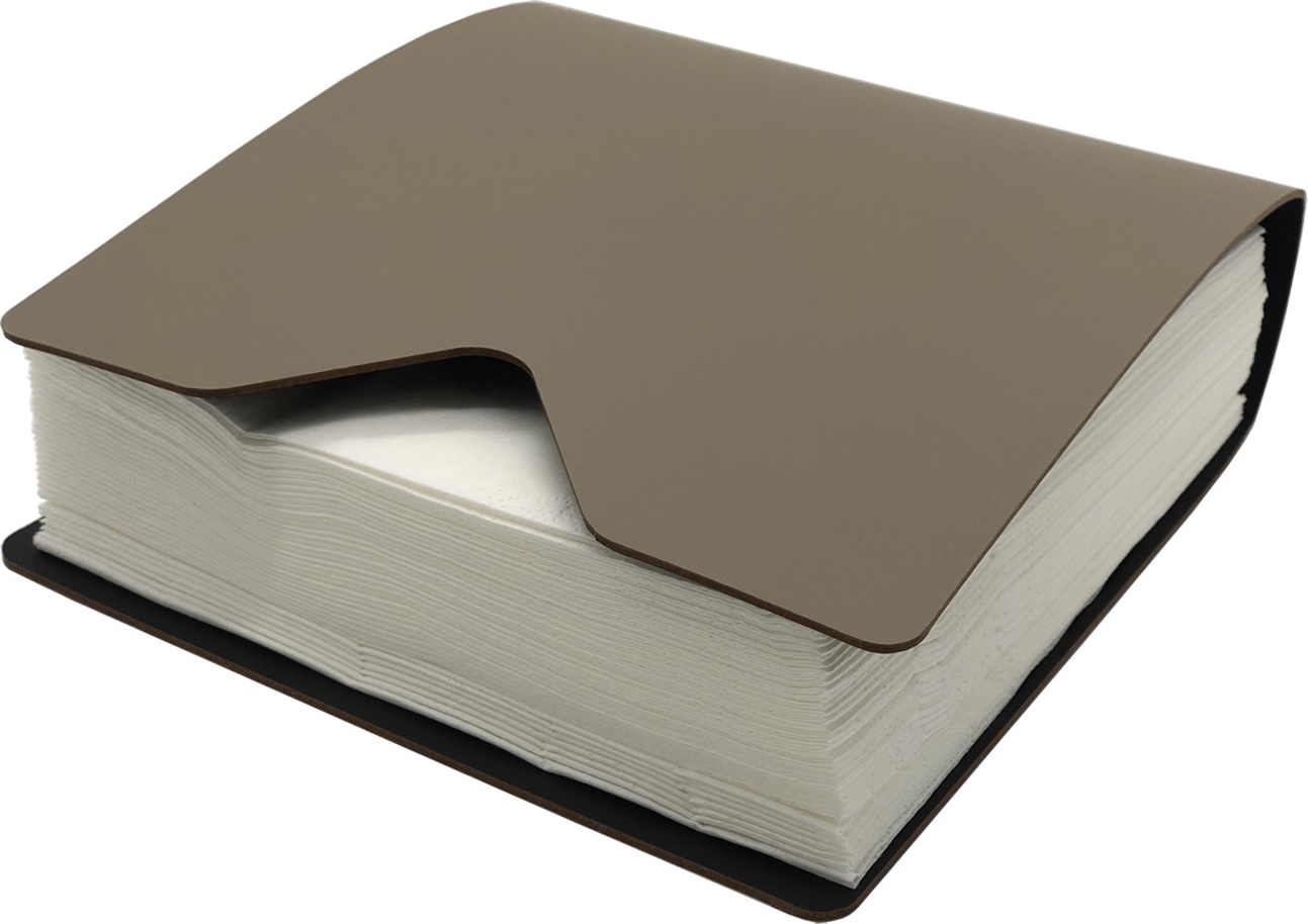 10638147 ADJ Салфетница 17см (капучино) Многослойная кожа SPECTRO 