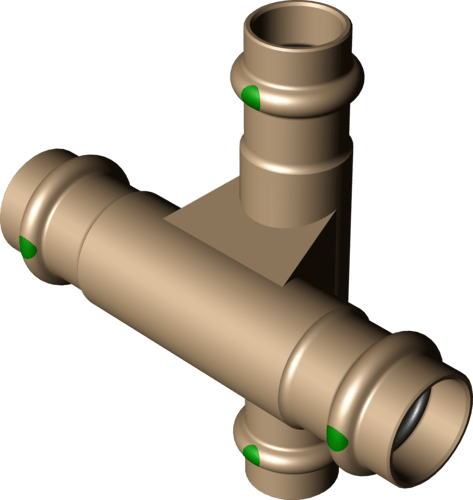 322 427 Модель 2248 Трубопроводные системы  Profipress  Коллекторы, крестовины Santreyd  - Вид №2