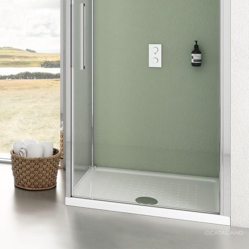 CERAMICA CATALANO Нескользящий прямоугольный керамический поддон для душа H 4.5 sun-id-1352638 - Вид №1