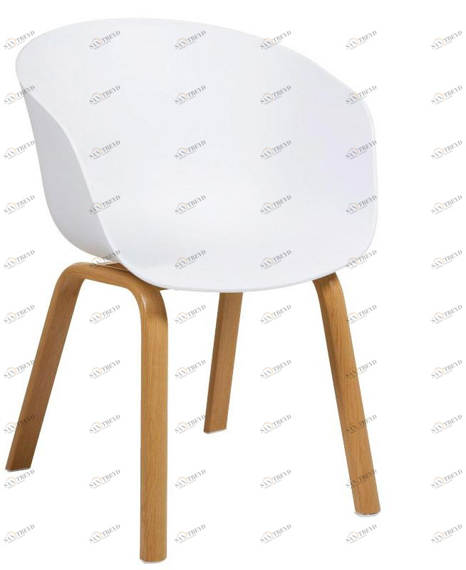 30366 Стул Shell new white R-HOME 010146white