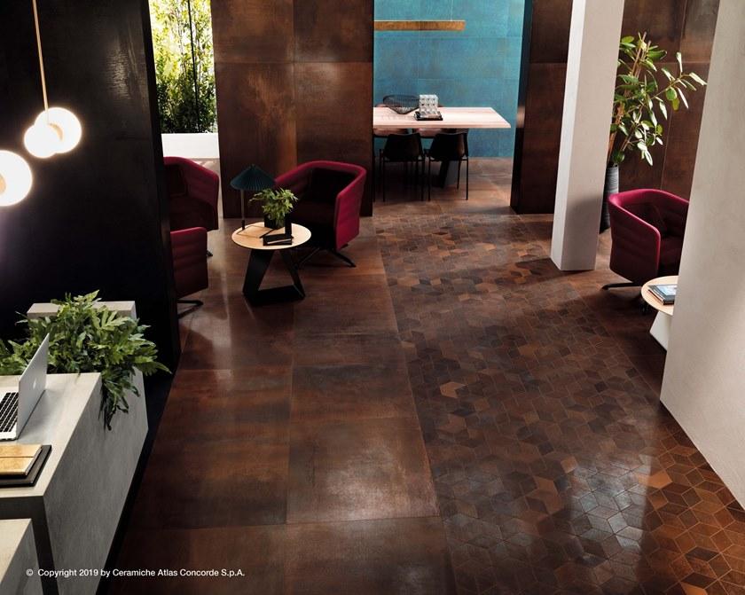 Atlas Concorde Белая плитка для стен с эффектом металла Blaze sun-id-1480586 - Вид №55