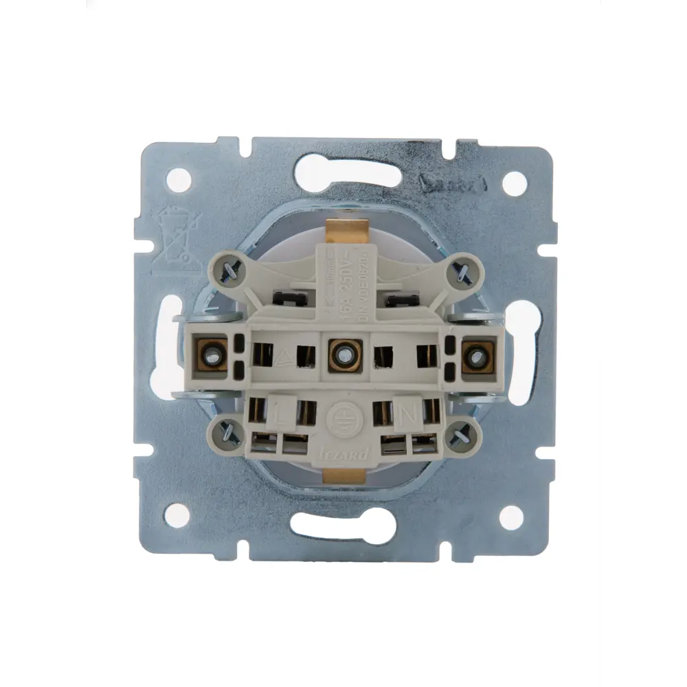 Розетка Lezard Karina с защитой от детей цвет белый STLM-2105708 - Вид №4