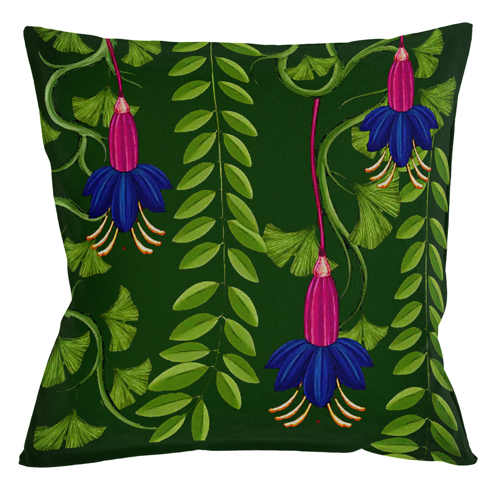 4112153 Подушка «Тропический лес / Грин», версия 10 Object Desire 