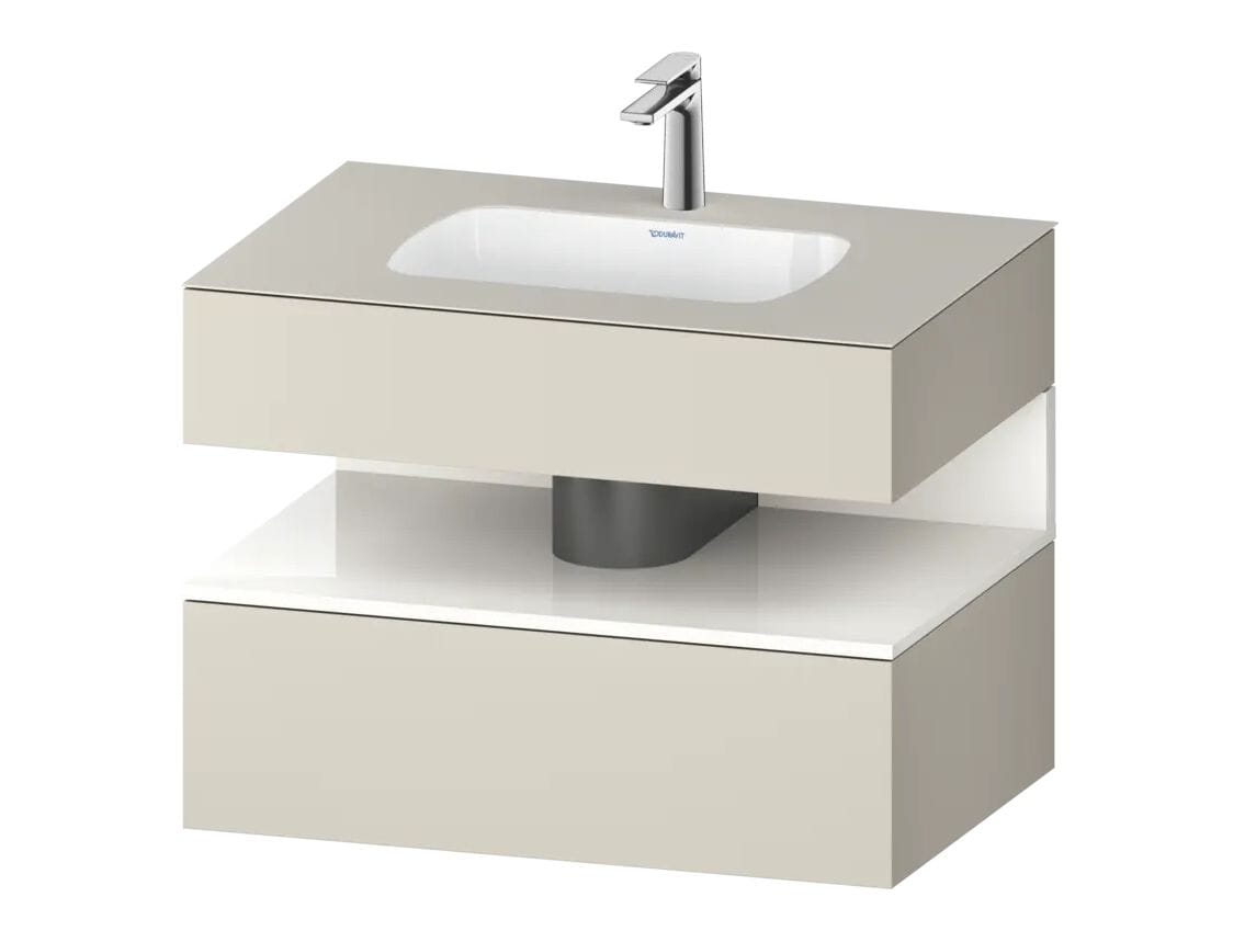 Подвесной шкаф для умывальника со встроенной раковиной Duravit Qatego ARCH-00093711 - Вид №1