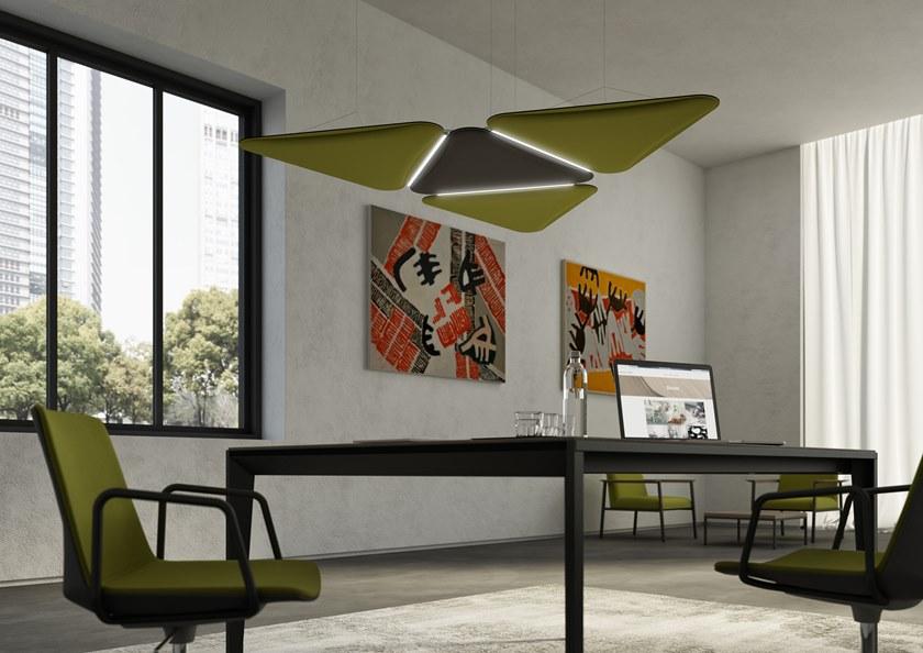 Quadrifoglio Подвесная акустическая панель из ткани Lightsound sun-id-1469116 - Вид №3