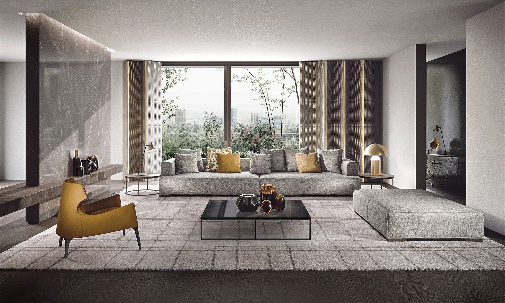 Кожаное кресло с подлокотниками Frigerio Crosby ARCH-00111767 - Вид №8