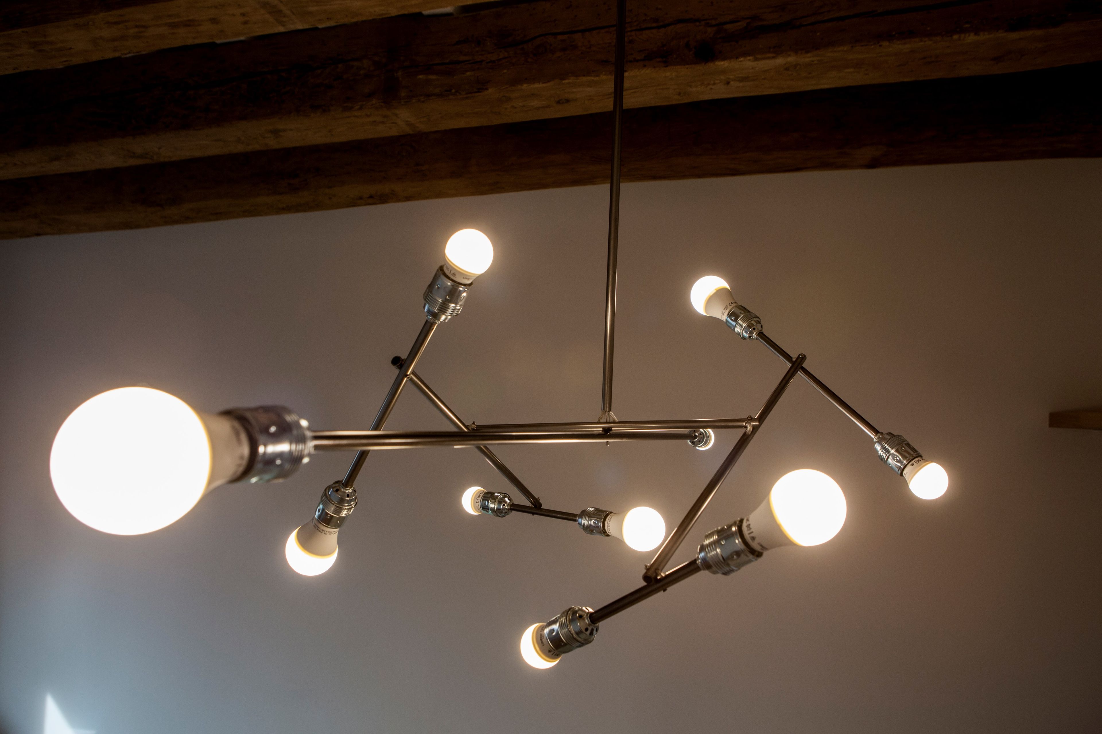 Стальной светодиодный подвесной светильник ICI ET LÀ Mogi ARCH-00151935