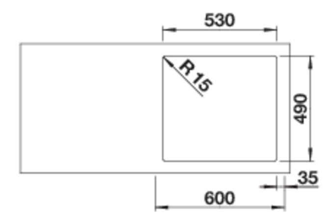 526124 Кухонная мойка Blanco Solis 500-IF/A  Blanco Solis  - Вид №5