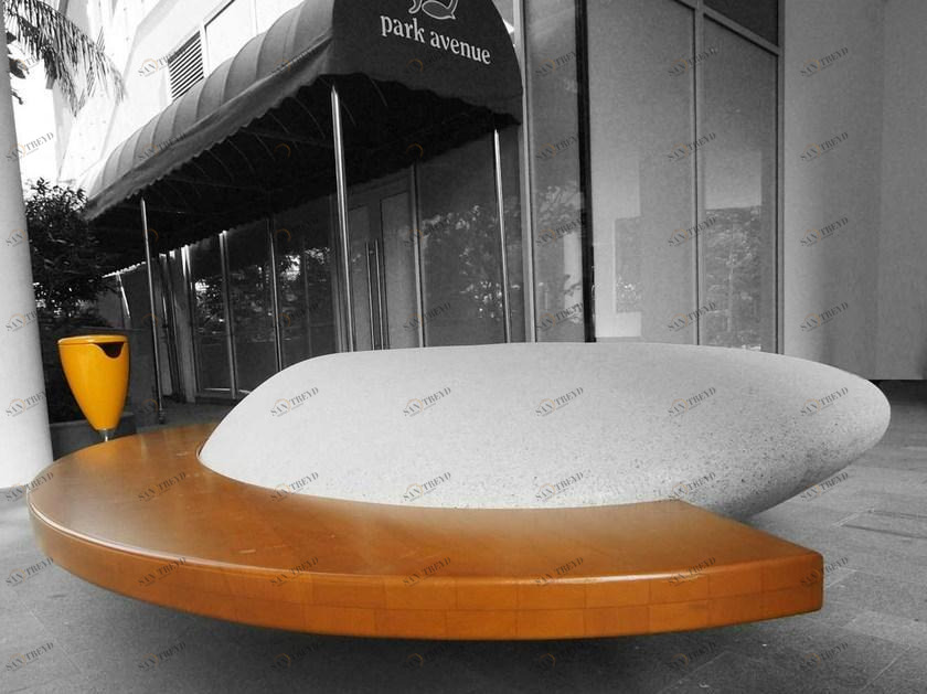 Metalco Реконструированная каменная скамья sun-id-1365317