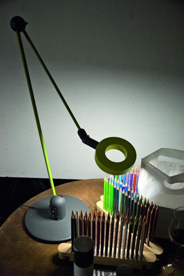 Алюминиевая светодиодная настольная лампа с гибким кронштейном Martinelli Luce l'amica ARCH-00120715 - Вид №9