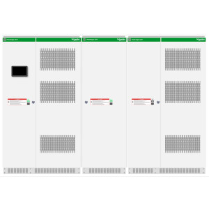 DVR90040400M Динамический компенсатор искажений напряжения, 900 кВА, 400 В, 40 % макс.провал, ведущий модуль Schneider Electric