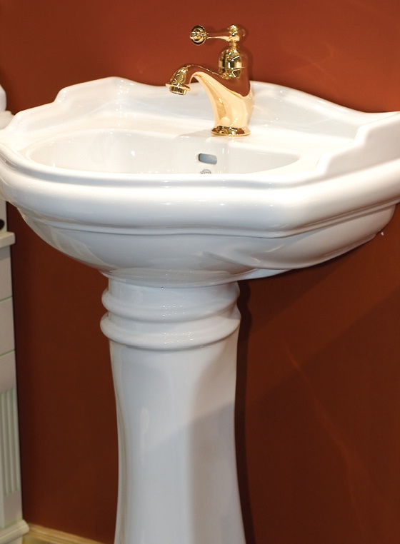 ML.BLL-25.055.bi Подвесная раковина настенная круглая Migliore  белая  - Вид №4