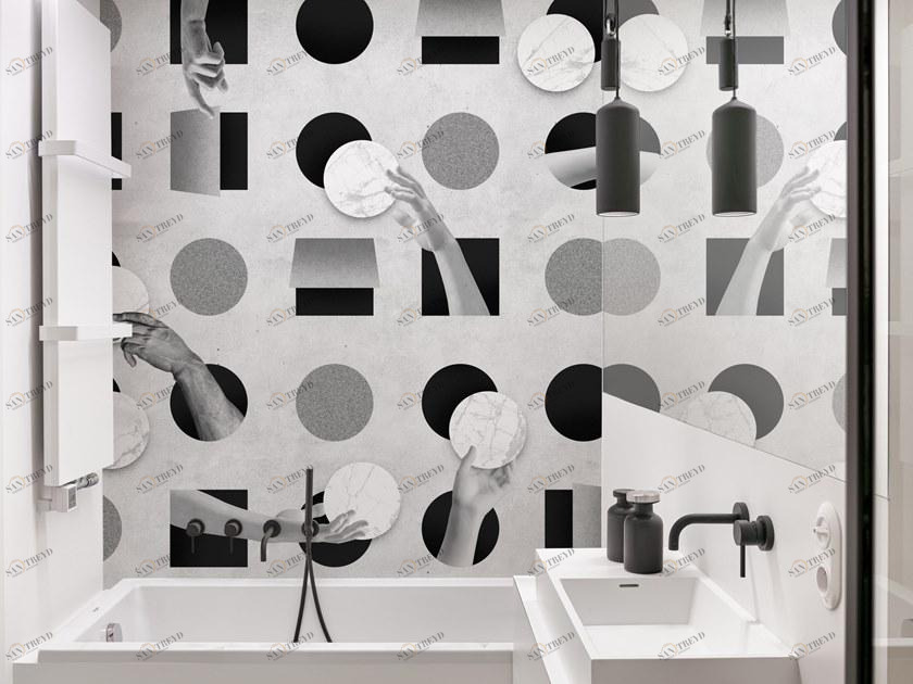 Wall&decò Обои для ванной Wet system 20 Wet_to2001 / wet_to2002