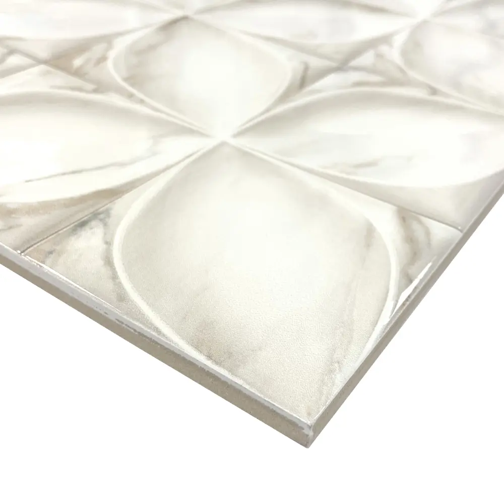 Плитка настенная Alma Ceramica Laura 24.9x50 см 1.1205 м² цвет белый STLM-2080564 - Вид №2