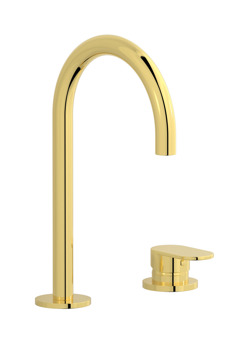 Смеситель для раковины на 2 отверстия WE ARE IB k2394oo Gold K2