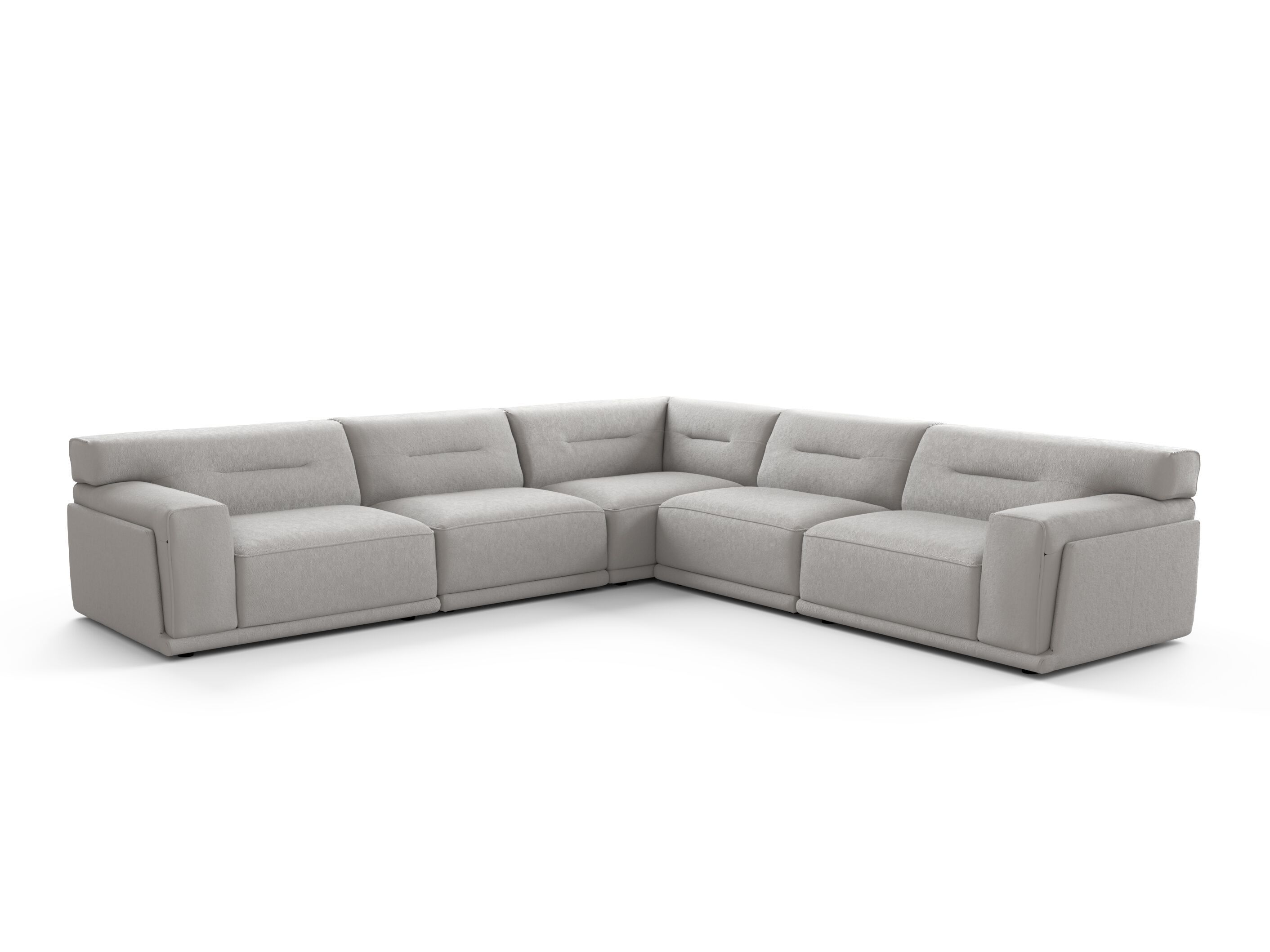 Угловой диван из ткани Natuzzi Italia Dorian ARCH-00115956