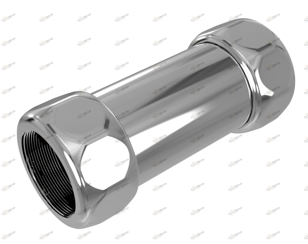 4670030724779  Соед.прям.г/г 3/4"х1/2" для п/с 730SCH0504 Нержавеющая сталь TERMINUS 