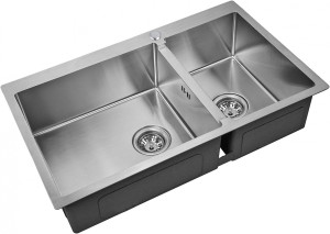 Мойка кухонная ZorG Inox R 78-2-51-L из нержавеющей стали, сталь