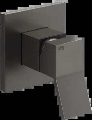 Отдельный контроль 53109 707 Gessi Rettangolo k ЧЕРНЫЙ МЕТАЛЛ BR. PVD