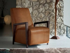 Ditre Italia Кожаное кресло с подлокотниками