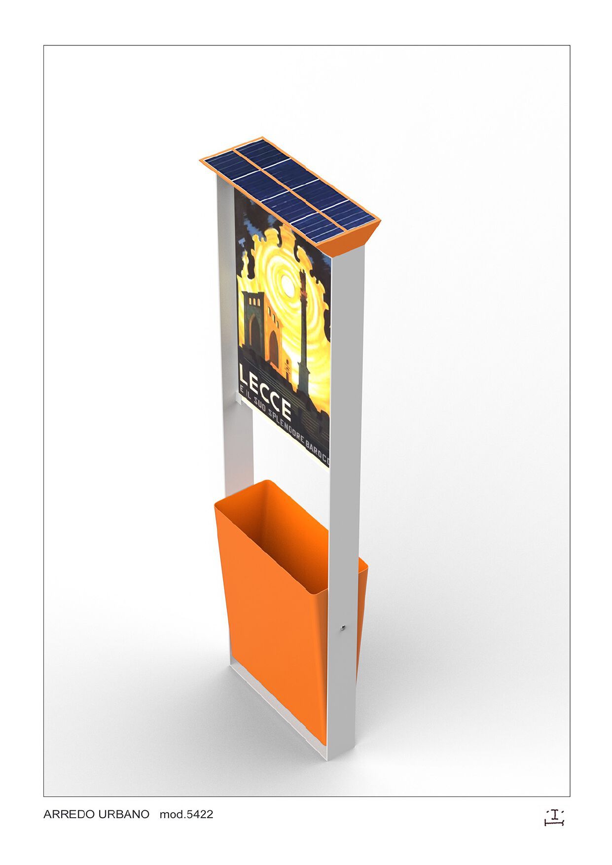 Самонесущие солнечные тотемы из стали и плексигласа CITYSì APULIA ARCH-00064366 - Вид №1