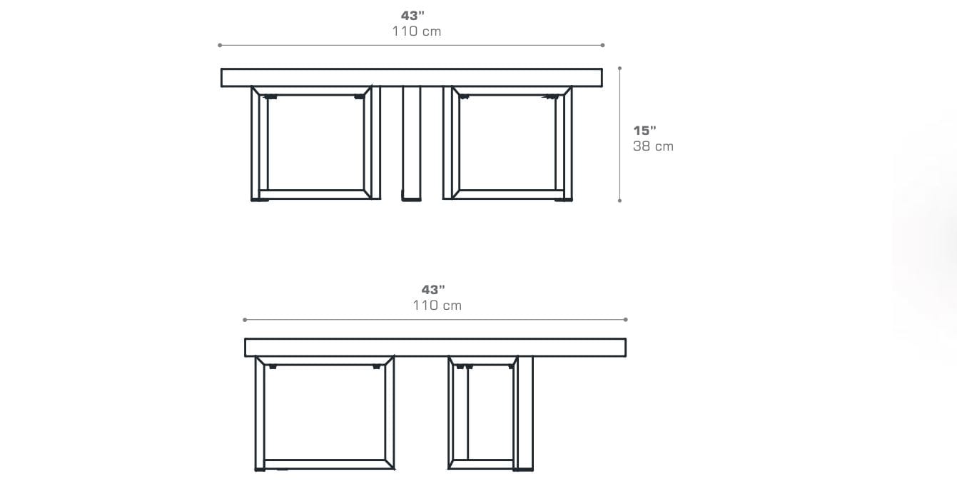 HPL круглый низкий садовый журнальный столик MAMAGREEN Munia ARCH-00046106 - Вид №6
