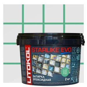 Затирка эпоксидная LITOKOL Starlike Evo S.420 цвет зелёная трава 2 кг