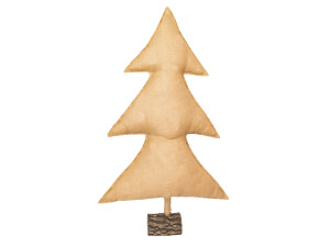 Рождественская елка из мешковины