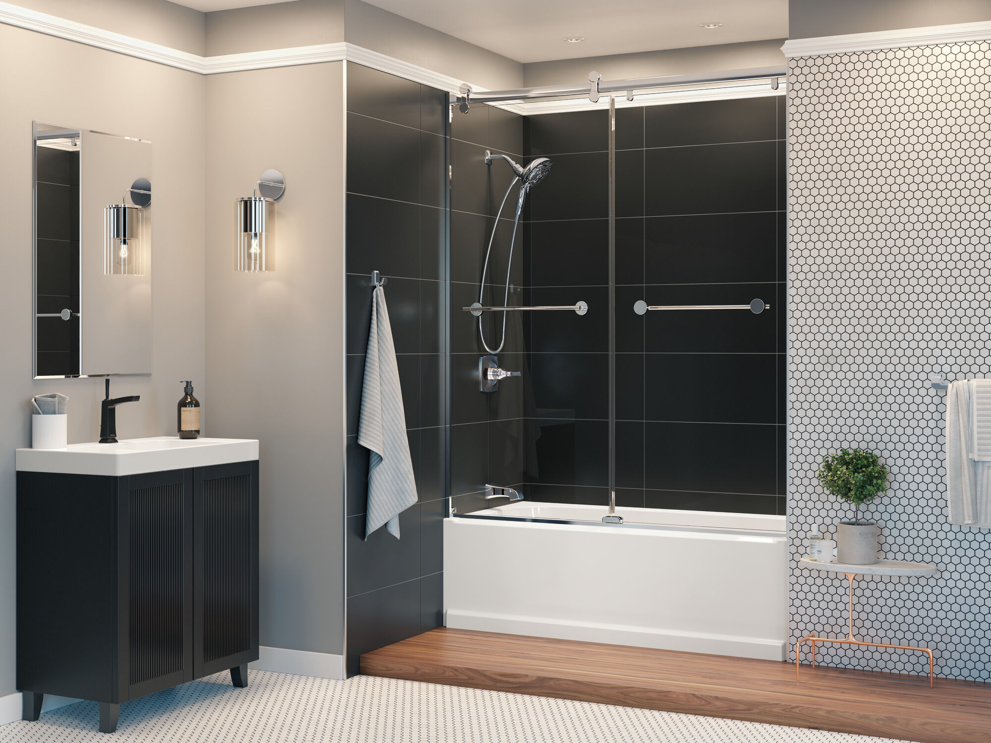 Ванна 60 "x 32" - правый слив Delta Faucet 40034R - Вид №2