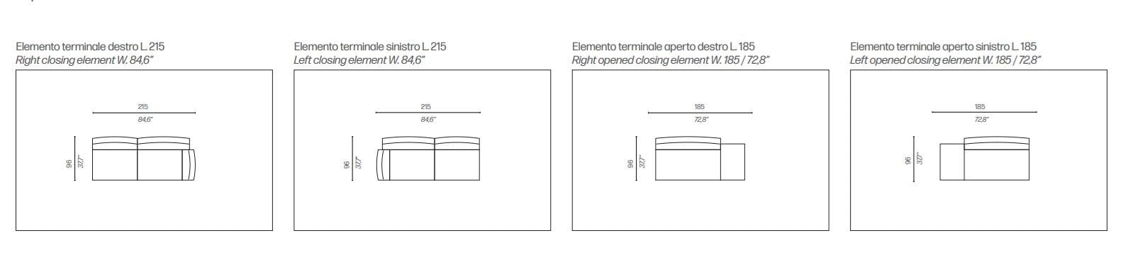 Кожаный диван Driade Neil ARCH-00028329 - Вид №3